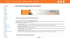 Desktop Screenshot of fruits-legumes-saison.com